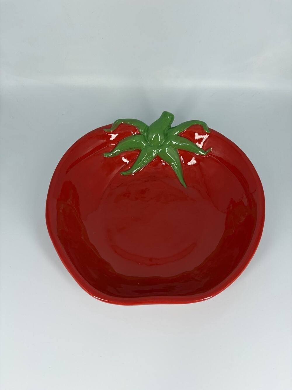 Anthropologie Tomato Dolomite Pasta Bowl Red